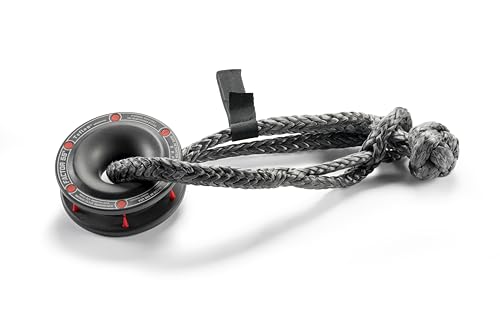 Factor 55 Rope Retention Pulley (RRP) and Standard Duty 10" Soft Shackle Combo, for Use with Synthetic Rope