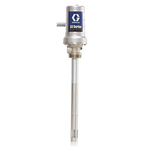 Graco 24G600 LD Series Air-Powered 50:1 Universal Grease Pump for 35 lb Drum, Black/Grey