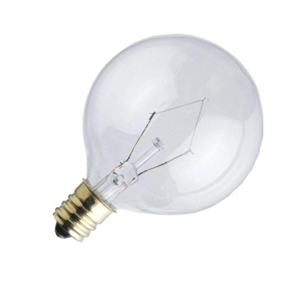 Westinghouse 0382200, 25 Watt, 120 Volt Clear Incand G16.5 Light Bulb, 1500 Hour 175 Lumen