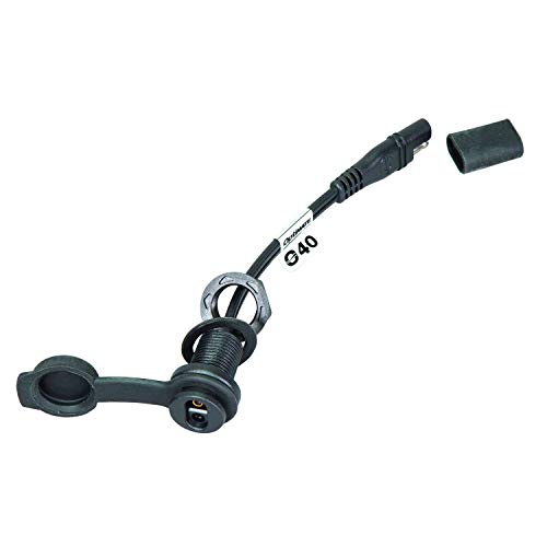 Tecmate Optimate Cable, O-40s, Weatherproof Bulkhead/Panel Mount SAE Power Point