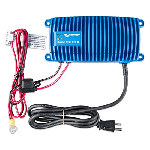 Victron Energy Blue Smart IP67 Smart Marine Battery Charger 24V 5A, Float & Trickle Charger and Desulfator for Boat, ATV, RV, Lithium and Deep Cycle Batteries