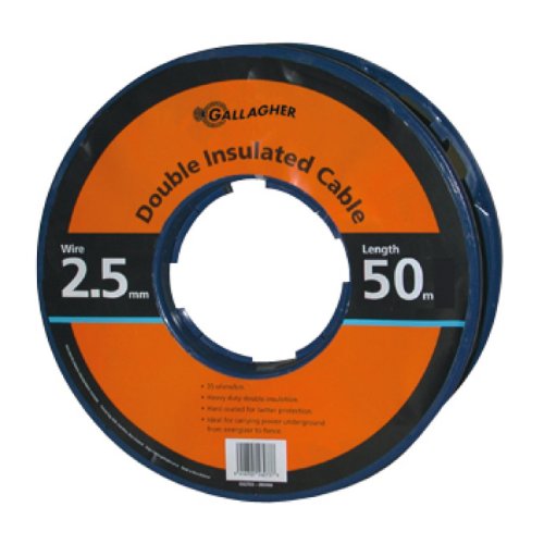 Gallagher Underground Cable for Electric Fence |12.5-Gauge x 330ft Heavy Duty for Lead Outs or Underground Burial for Ground Rods and Energizers