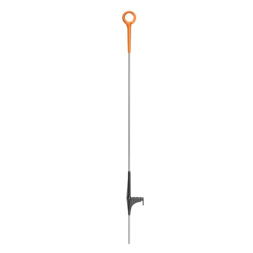 Gallagher 34" Ring-Top Fence Post for Electric Fencing and Boundary Marking | 50 Pack | Lightweight, Easy Installation, and Ideal for Rotational Grazing, Temporary Fencing, and Boundary Marking