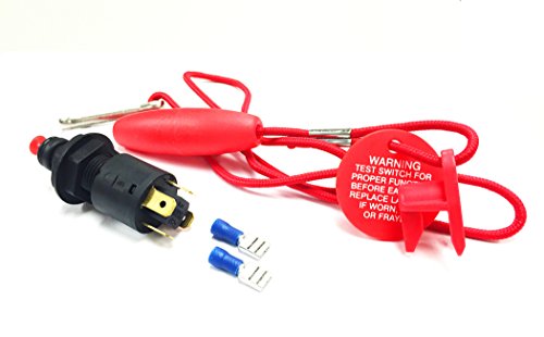 Sierra MP40960 Marine Ignition Safety Shut-Off Switch, Inboard or Outboard black