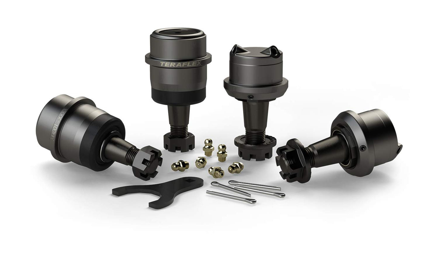 TeraFlex 1353100 TJ/YJ/XJ/ZJ Dana 30/44 Premium Series Ball Joint 4-Pack, 1 Pack