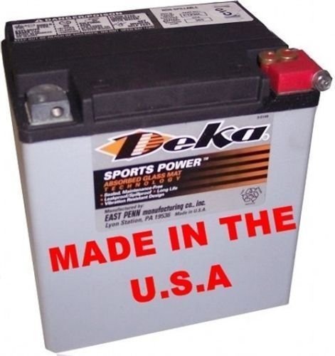 Deka AGM Battery ETX-30L Fits Select Harley Davidson Motorcycles бн