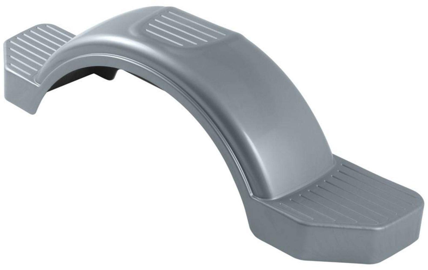 Fulton Plastic Trailer Fender, 12-Inch Tire Size, Silver