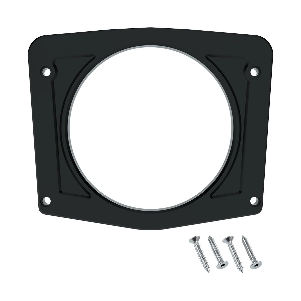 United Pacific 111129 CNC Milled Billet Aluminum Instrument Gauge Bezel for 1966-1977 Ford Bronco, Easy Install – Black Anodized – ONE Unit