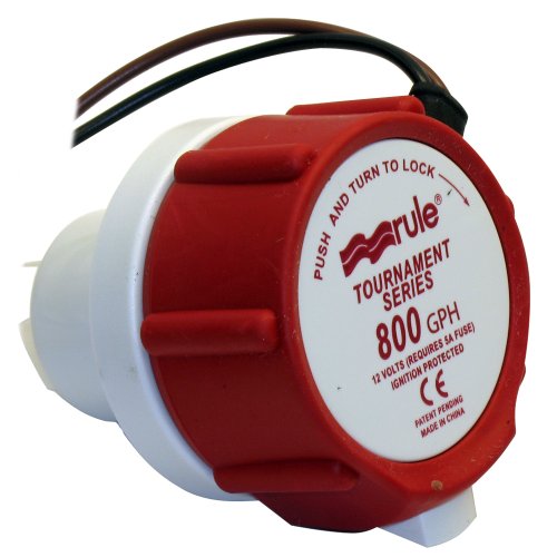 Rule 46dr Replacement Motor Cartridge F/tournament Series - 800gpm/12v Gallons Per Hour = 800 | Gallons Per Minut