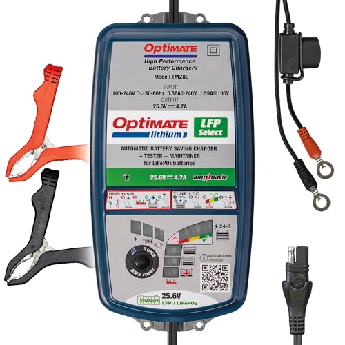 Optimate Lithium 8s 5A 10-Step 25.6V/26.4V 5A High Performance Battery Saving Charger & Maintainer
