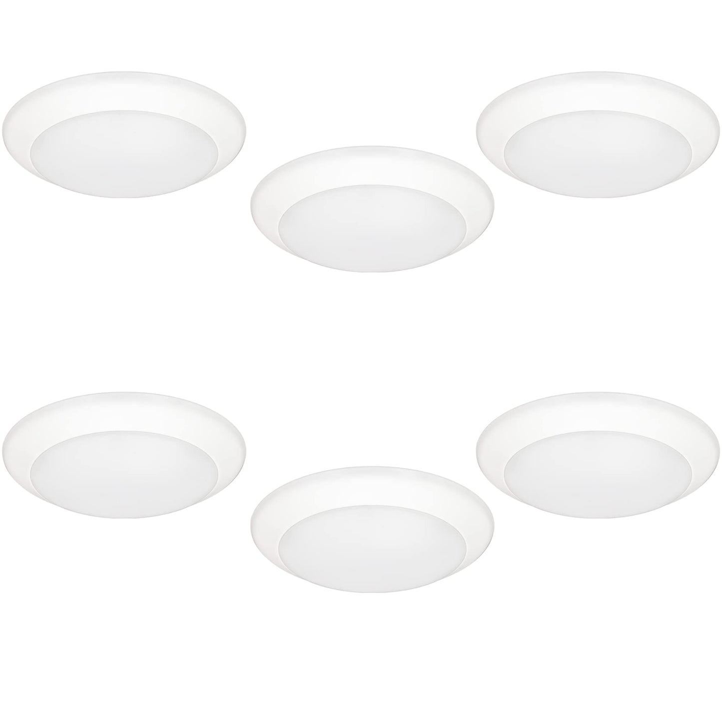 American Lighting ?QD6-30-WH - Quick DISC 6-15 Watt Dimmable Downlight in White - 950 Lumens - 120 Volts (6 Pack)