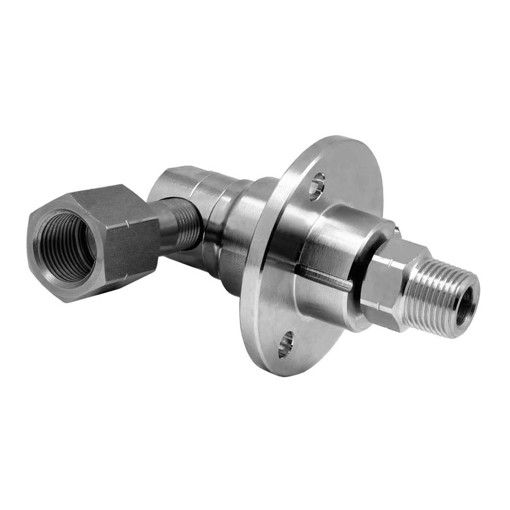 Mosmatic 58.453 Rotary Unions DYF Swivel 90 Degree G1 3/8" NPTF G2 3/8" NPTM