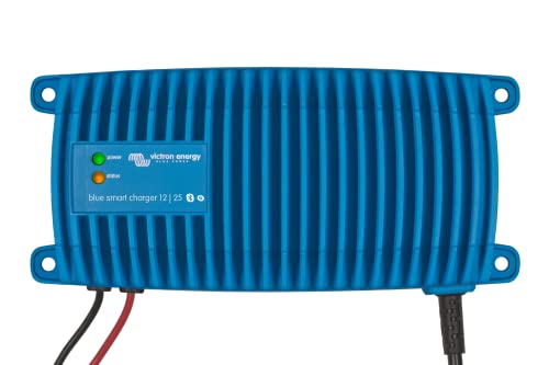 Victron Energy Blue Smart IP67 Smart Marine Battery Charger 12V 25A, Float & Trickle Charger and Desulfator for Boat, ATV, RV, Lithium and Deep Cycle Batteries