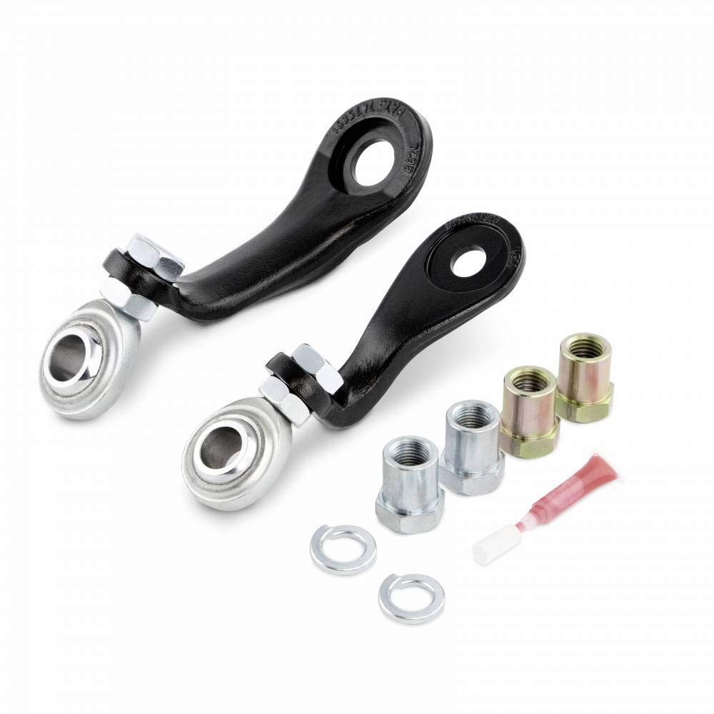Cognito Motorsports Forged Pitman Idler Arm Support Kit Compatible with 2001-2010 Silverado/Sierra 2500/3500 2WD/4WD, 110-90715