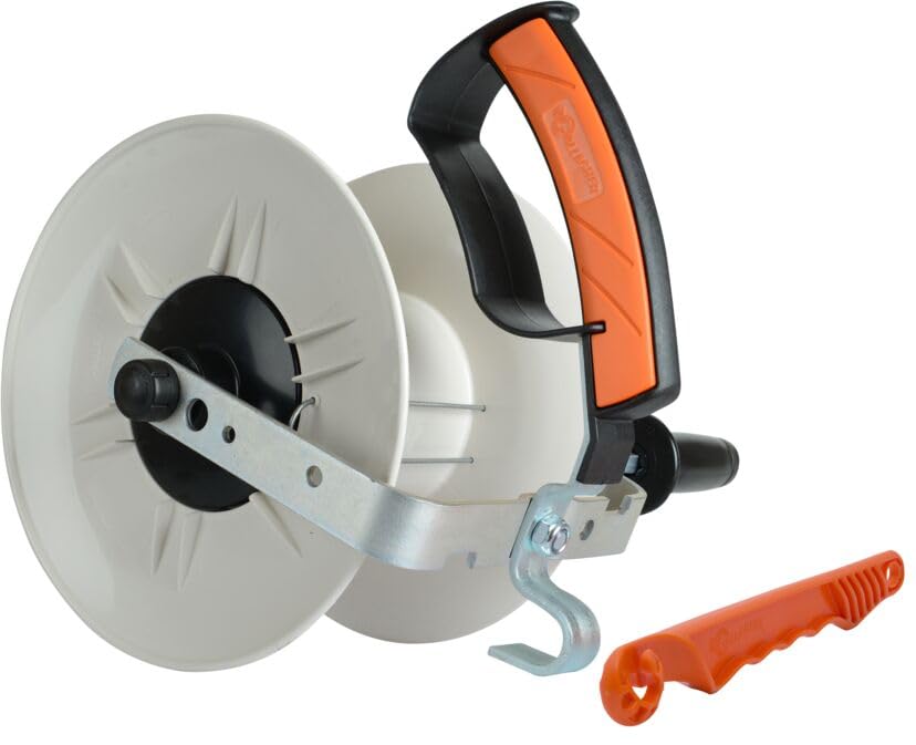 Gallagher Standard Electric Fence Reel | Portable Wire Reel for Polywire, Polytape, or Braid | Lightweight, Durable, and Easy to Use | Designed for Rotational Grazing and Temporary Fencing