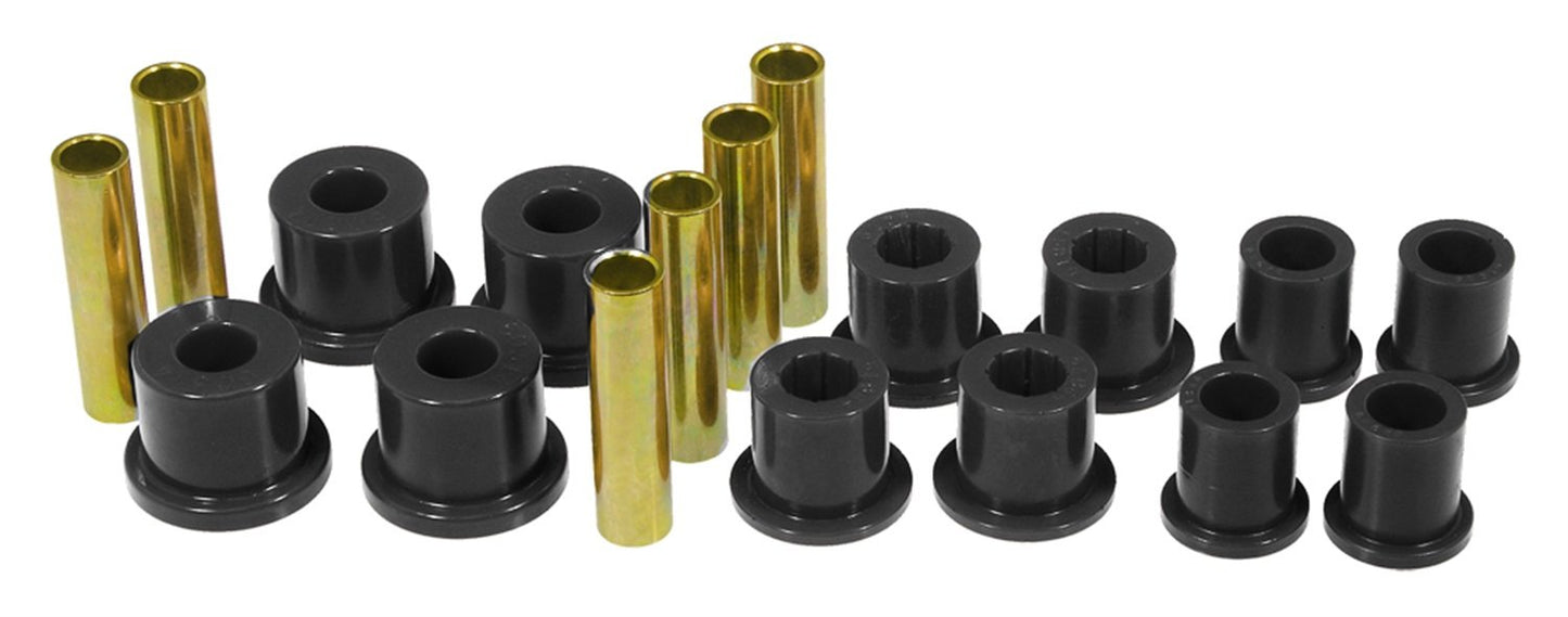 Prothane 6-1018-BL Black Rear Spring Eye and Shackle Bushing Kit
