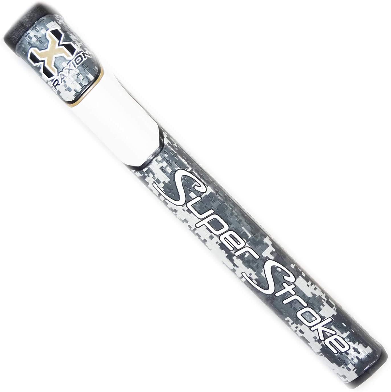 SuperStroke Traxion Pistol GT 1.0 Golf Putter Grip, Advanced Surface Texture that Improves Feedback and Tackiness, Minimize Grip Pressure with a Unique Parallel Design, Camo/Tan
