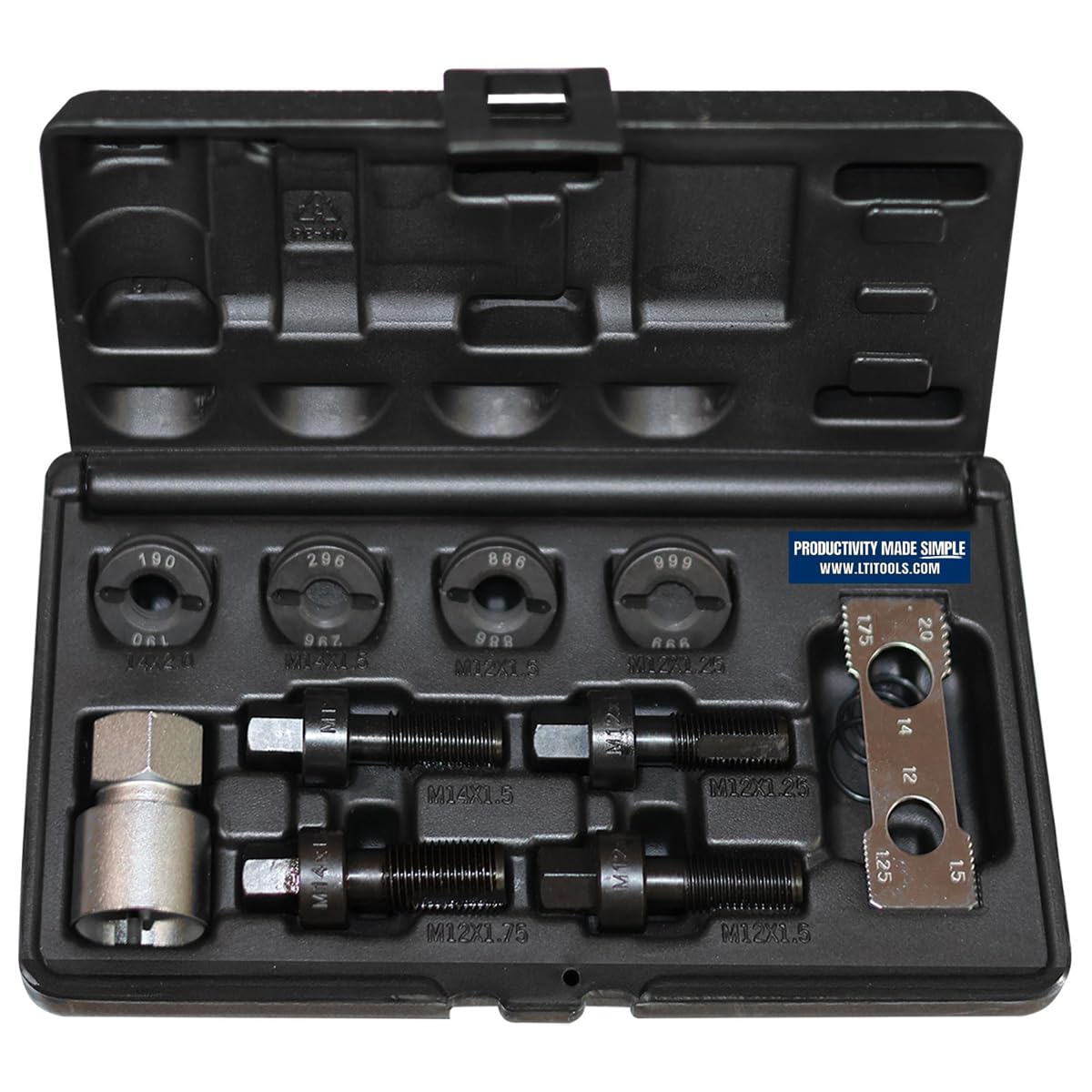 LTI Tools 10 Pc Wheel Stud Rethread Kit