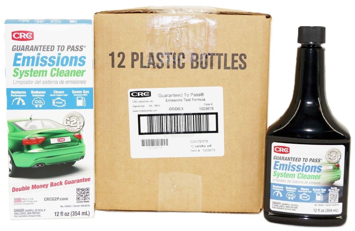 CRC 05063-12PK Guaranteed to Pass Emissions Bottle, 12 fl. oz., 12 Pack