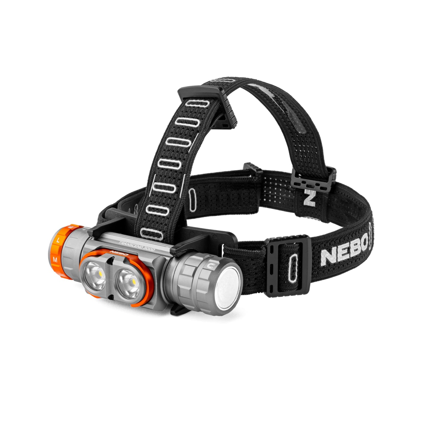 NEBO Transcend 3K Headlamp | 3000 Lumen, 5 Light Modes, USB-C Rechargeable, Waterproof, Magnetic, Detachable Light, Hat Clips, and Hard Hat Compatible, Outdoor, Mechanic, Construction Work