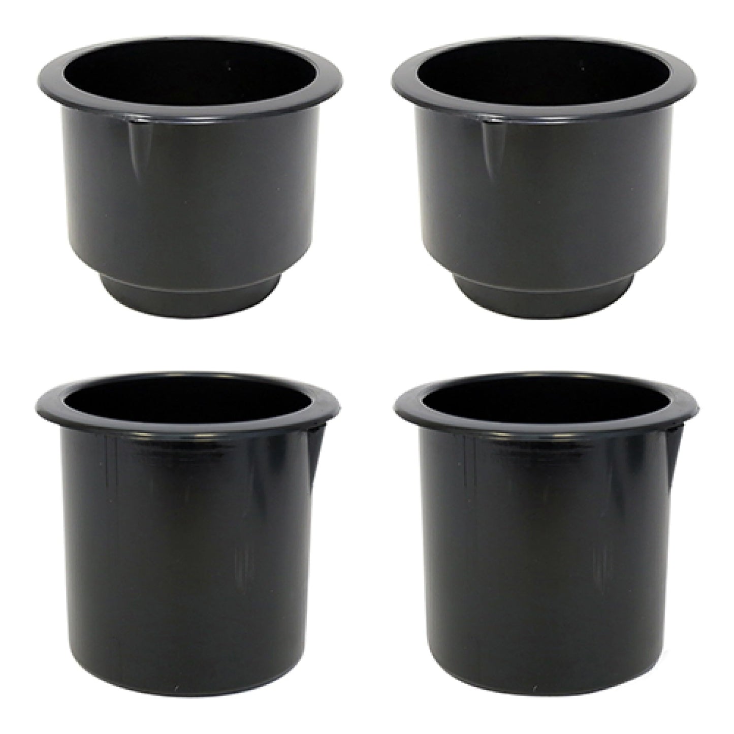 Red Hawk DASH-0100 Dash Cup Inserts Compatible with/Replacement for Club Car DS Black Finish Golf Carts