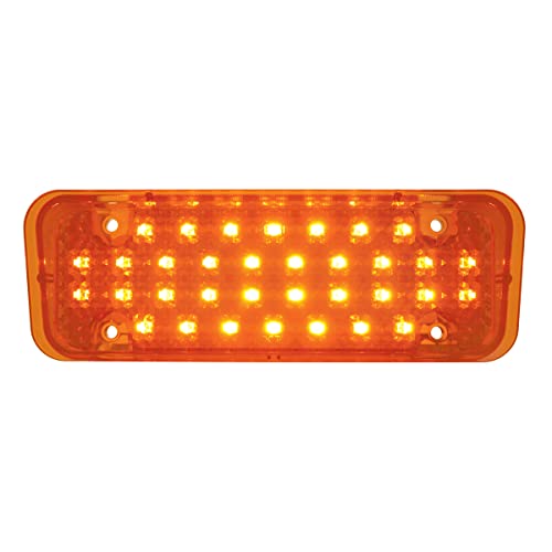 United Pacific CPL7172A 34LED Parking Light for 1971-72 Chevy Trucks, Injection Molded Lens, Dual Function, Fully Sealed, Fits L/H or R/H – ONE Unit
