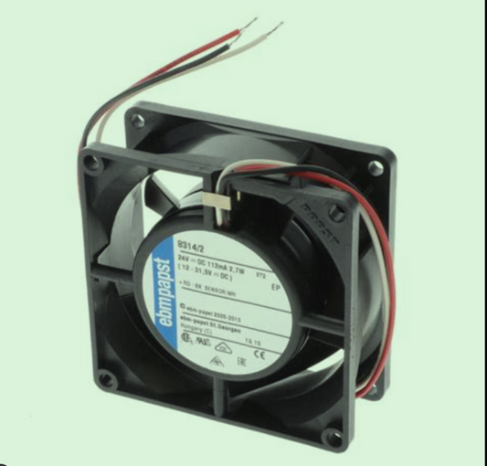 8314/2, DC Fan with Sensor Flange Mount