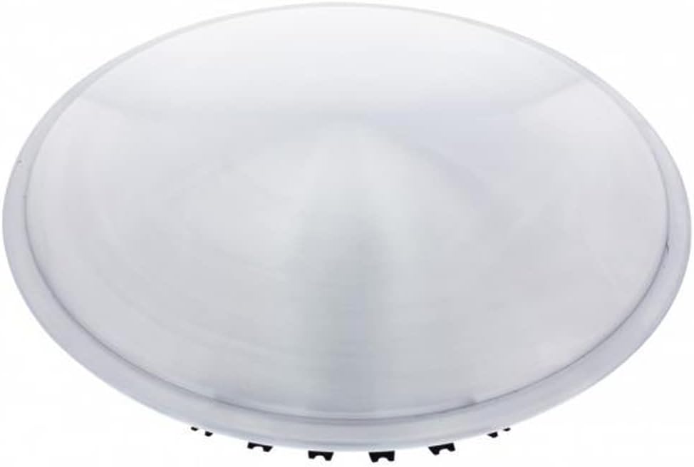 United Pacific RDC01-16 16-Inch Snap-On Brushed Stainless Steel Hubcap Disc Cover, Sleek & Streamline, Easy Installation ONE Set (Pack of 4)