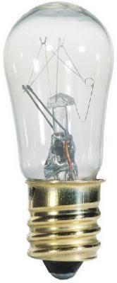 Westinghouse Corp 6-watt S6 Clear Indicator Bulb, Pack 10