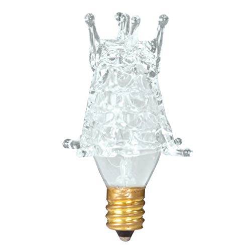 Westinghouse 0374700, 7w, 120v Clear Incand Star Light Bulb, 1000 Hour 45 Lumen, Pack of 6