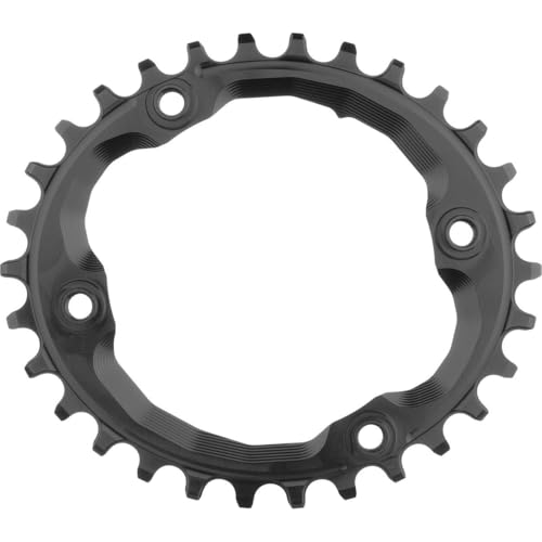 absoluteBLACK Shimano Oval Traction Chainring Black/96 Bcd (M9000 XTR), 34T