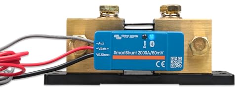Victron Energy SmartShunt IP65 Battery Monitor (Bluetooth) - Victron Smart Shunt - 6.5V-70V, 2000 amp
