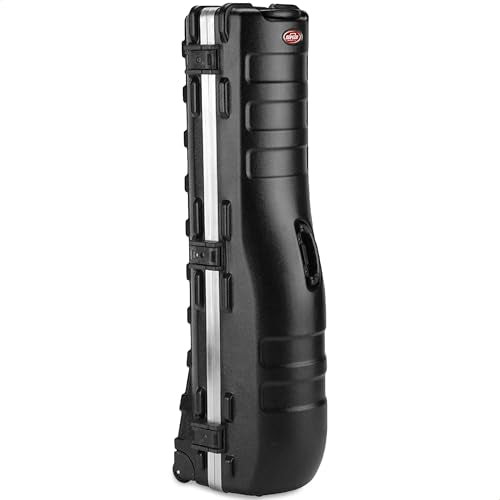 SKB Hard Shell Golf Bag, ATA Deluxe Travel Case w/ Wheels & Latches, 48", Medium