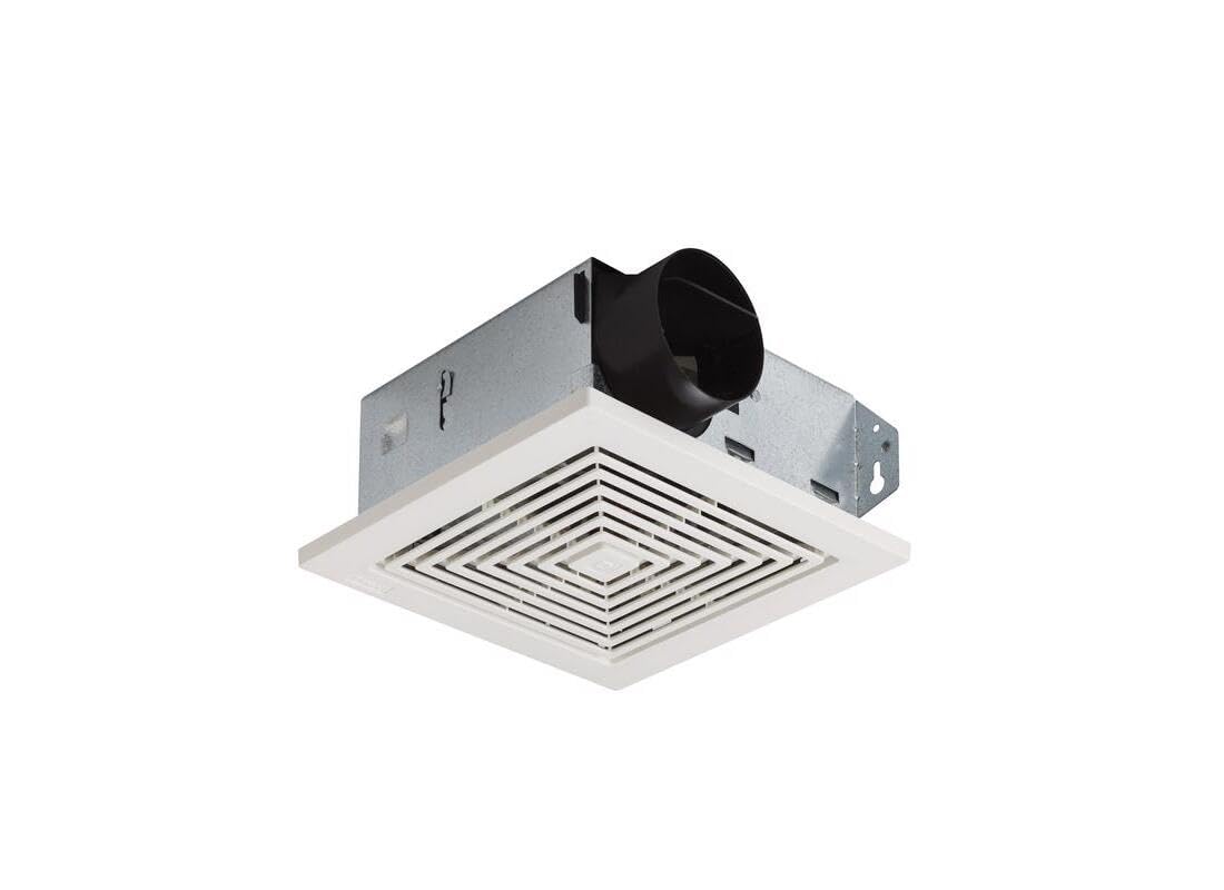 Broan-NuTone 688 Ceiling and Wall Ventilation, 50 CFM 4.0 Sones, White Bath Fan