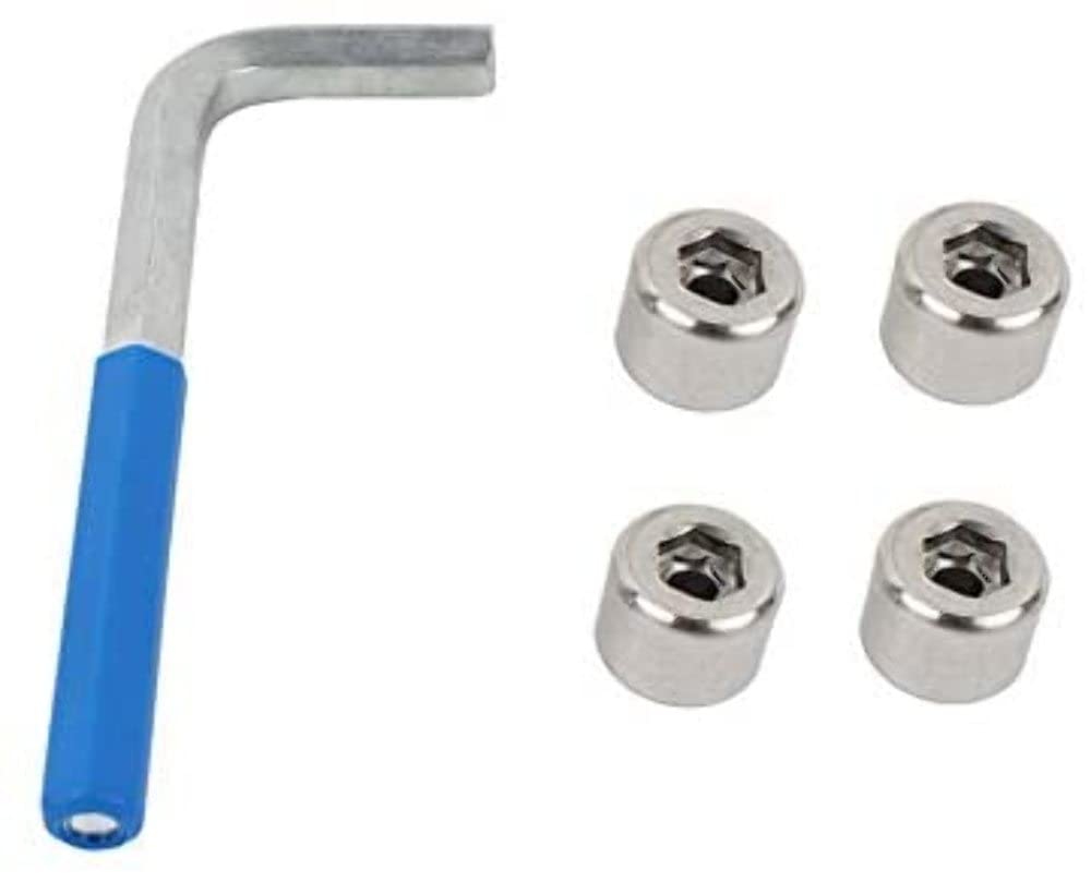 Kentrol 30711 97-06 fits Jeep? OEM Anti-Theft Door Nuts fits Wrangler? TJ - Polished Silver