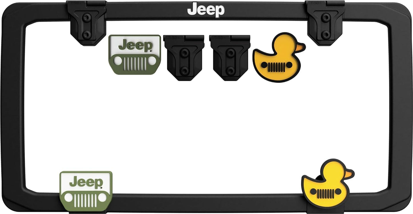 Cruiser Accessories Jeep License Plate Frame (with Fastener Caps)