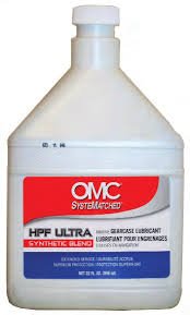 OEM OMC JOHNSON EVINRUDE BRP SYSTEMATCHED HPF ULTRA SYNTHETIC BLEND MARINE GEARCASE LUBRICANT - GEAR LUBE 32OZ QUART