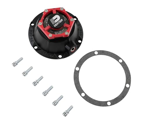 Dexter Fortress Bolt-on Aluminum Oil Cap Kit for 9,000-12,000lb Dexter Axles Using New Hub Design (K21-259-00), Black