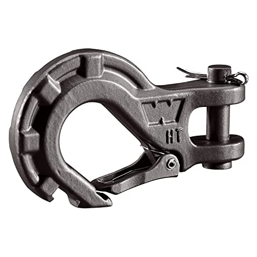 WARN 92089 Epic 5/16" Steel Winch Hook: 2.5 Ton (5,000 lb) Capacity , Black