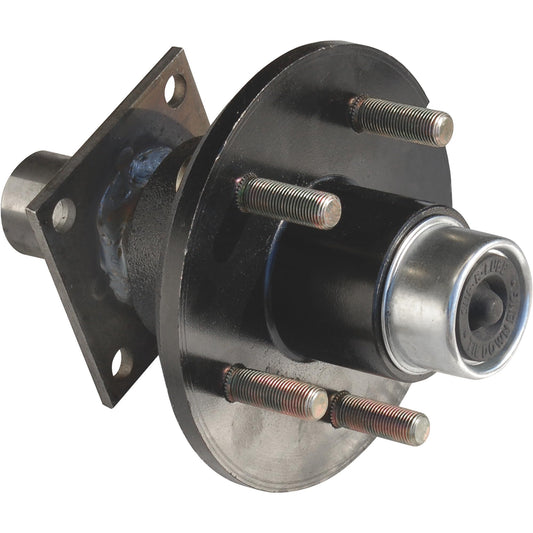 Tie Down Engineering 5-Lug Hub/Spindle End Unit for Build Your own Trailer Axle System - 1750-Lb. Capacity Per Hub, Model Number 80117