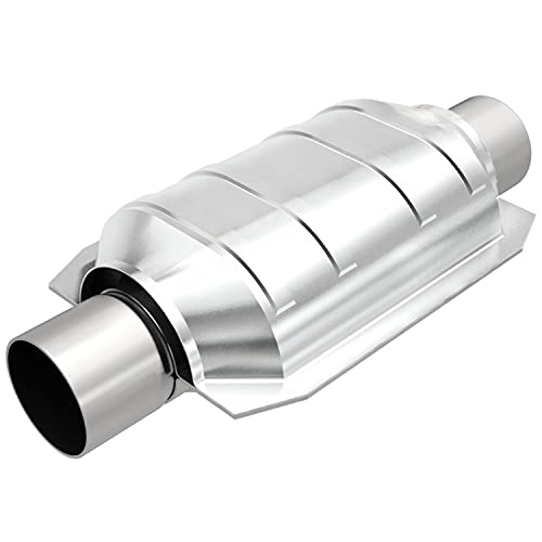 MagnaFlow Catalytic Converter 334104: 2"/2" Inlet/Outlet, California Grade, Universal Fit (CARB Compliant)