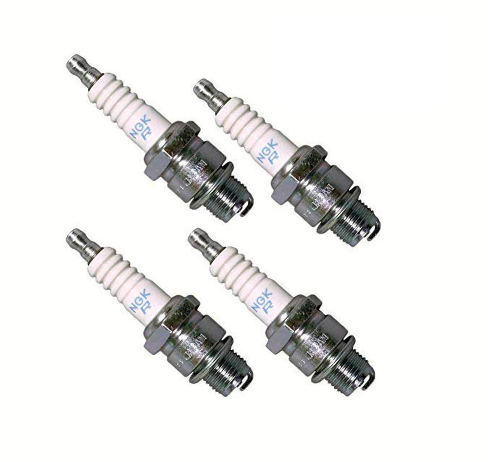 NGK Spark Plug BR8ES For Motorcycle, Marine, ATV and more - Copper Core, Nickel Electrode - Set of 4