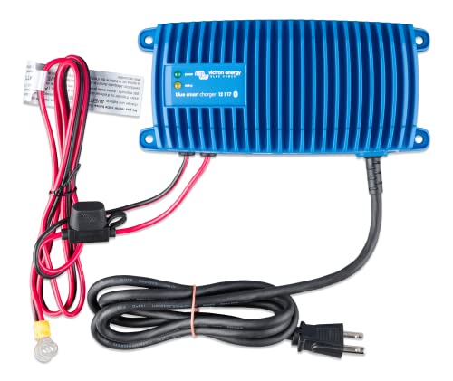 Victron Energy Blue Smart IP67 Smart Marine Battery Charger 12V 13A, Float & Trickle Charger and Desulfator for Boat, ATV, RV, Lithium and Deep Cycle Batteries