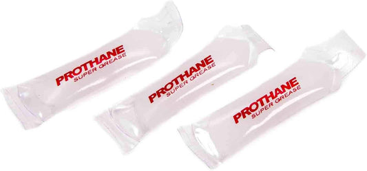 Prothane Grease Silicone/PTFE, 1/2 oz Packet, Polyurethane/Rubber Bushings, Set of 3, red (19-1750)