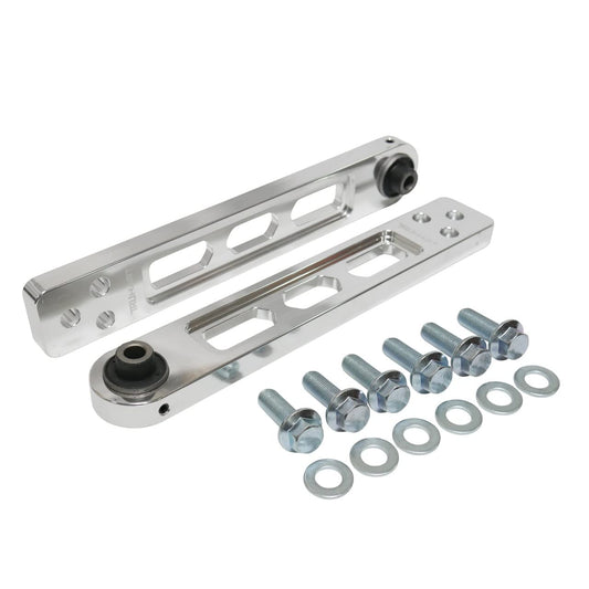 TruHart Rear Lower Control Arms POLISHED Compatible With 2002-2006 RSX / 2002-2007 ELEMENT