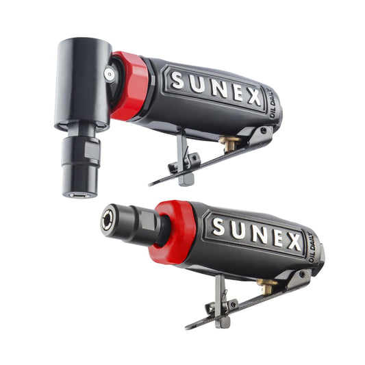 Sunex SX300 Tools Mini Right Angle And Straight Die Grinder Combo