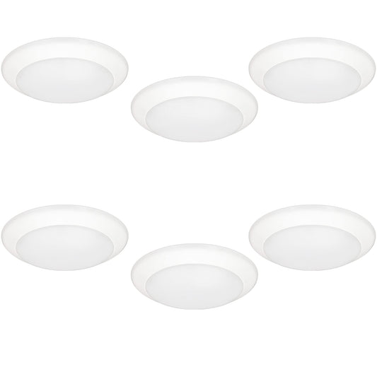 American Lighting ?QD6-30-WH - Quick DISC 6-15 Watt Dimmable Downlight in White - 950 Lumens - 120 Volts (6 Pack)