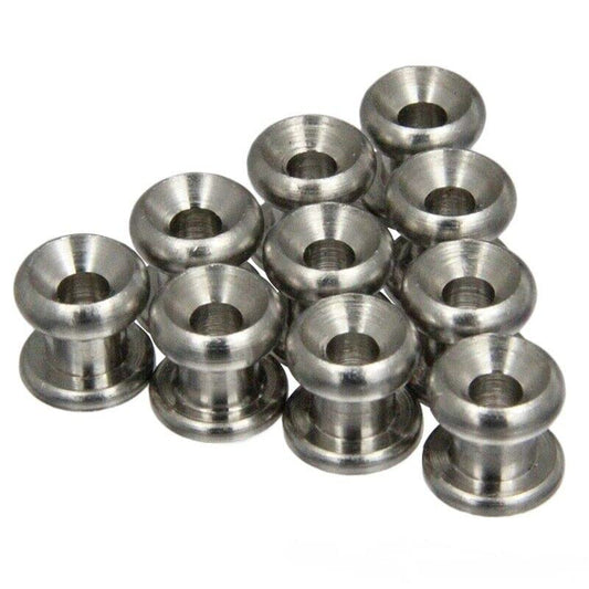 316 Stainless Steel Bungee Shock Cord Loop Tie Down, Knobs Canvas Cover (10Piece)