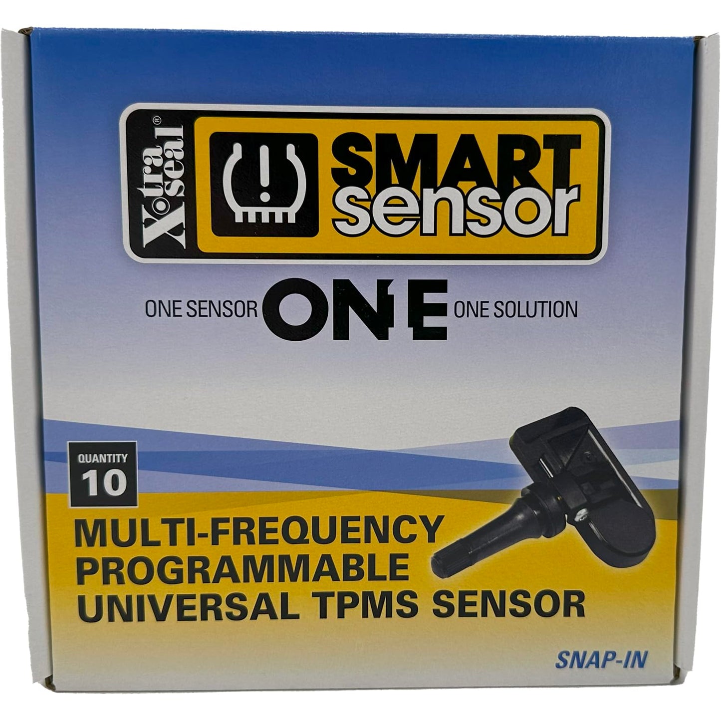Xtra-Seal Smart Sensor 17-43041 Snap in Multi-Frequency Programmable Universal TPMS Sensor (Box of 10)