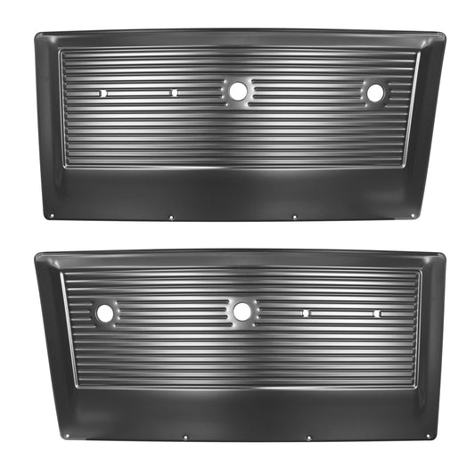 United Pacific 111206 Interior Door Panel For 1967-1971 Chevrolet & GMC Trucks, Reproduction Part, 20 Gauge Stamp Steel – ONE Pair (Pack of 2)